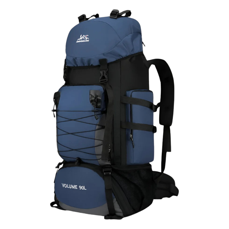 HikePro – Waterdichte Nylon Rugzak met Grote 90L Capaciteit
