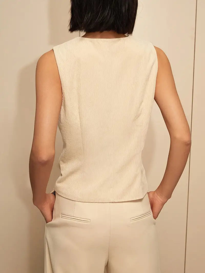 Amara - Stijlvol vestjasje met knoopsluiting en comfortabele pasvorm