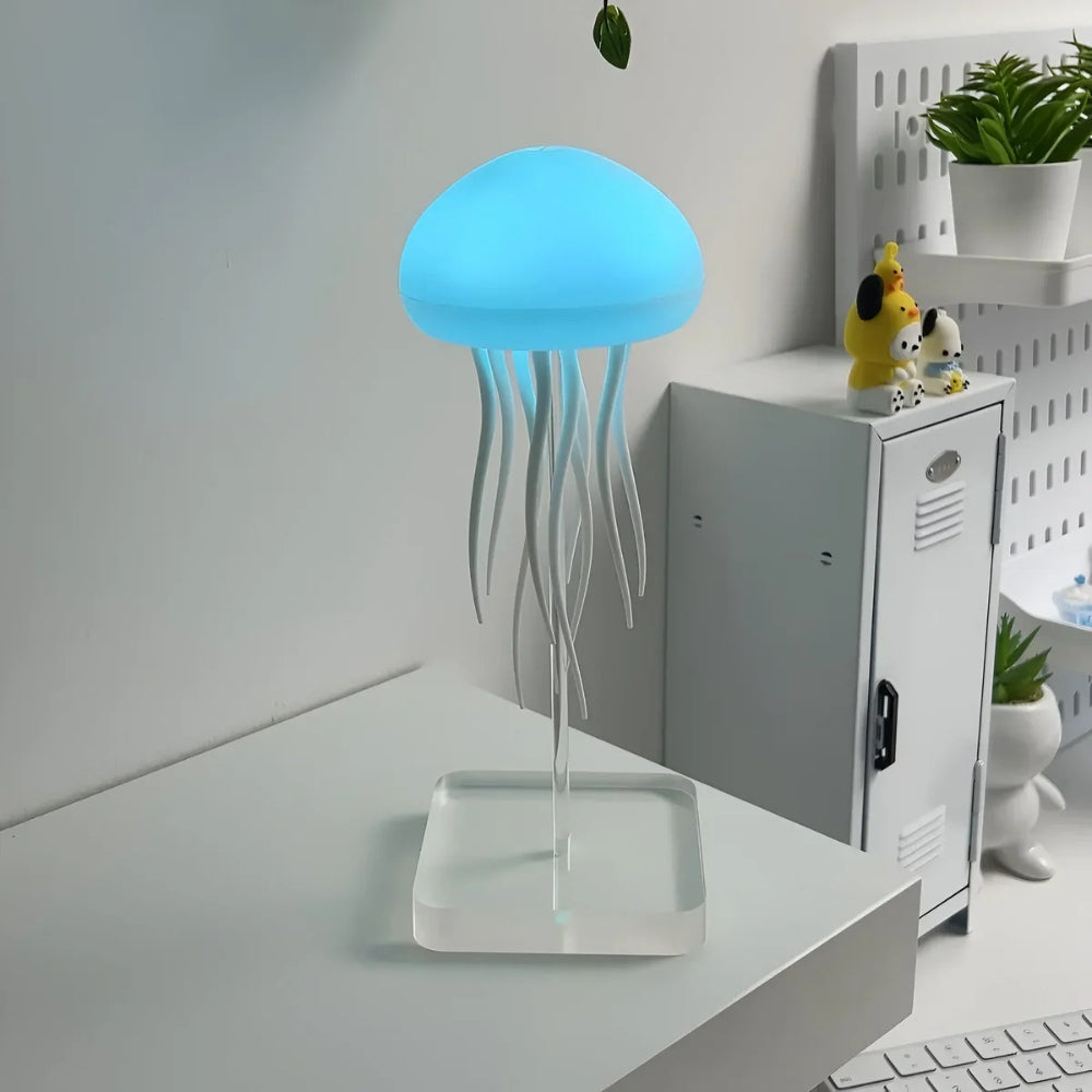 JellyGlow – Boeiende kleurveranderende kwallenlamp met zwevende beweging en rustgevende omgevingslichtweergave