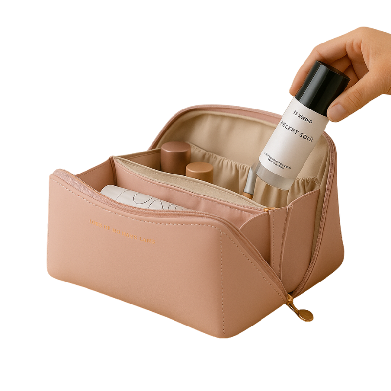 Clara – Rits multi-pocket cosmetica opberg- en make-up tas