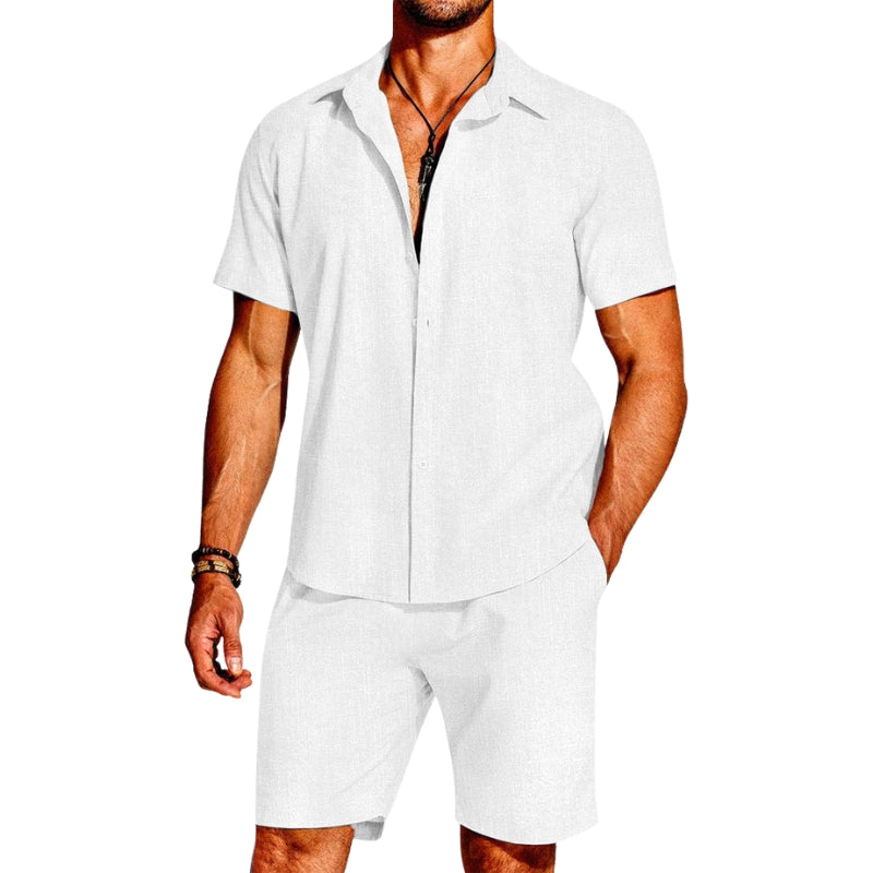 Jacob - Casual Twee delige Set met Shorts en Korte Mouwen Shirt