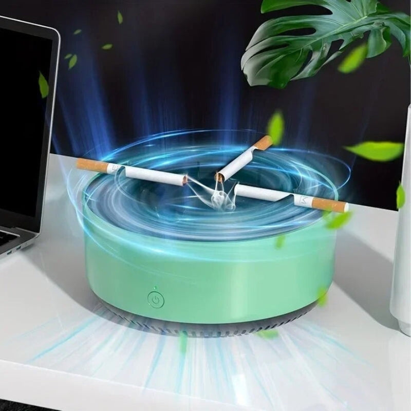 PureTray – Rookreducerende asbak met ingebouwd luchtfilter en stille ventilator