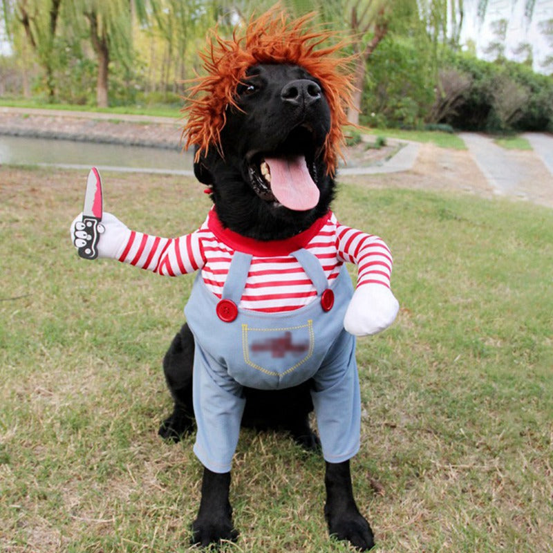 PawfectPlay – Grappig hondencosplaykostuum puppy verkleedoutfit