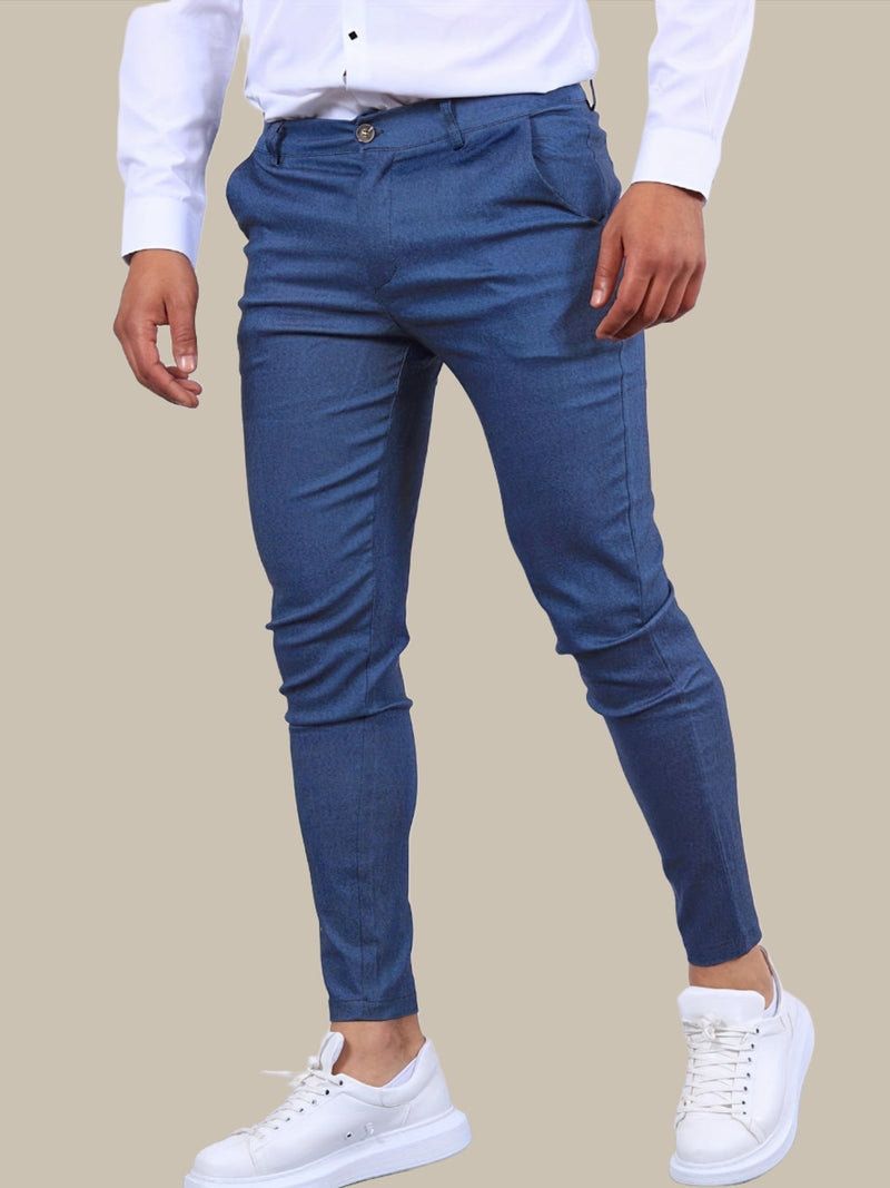 Henry - Slim-Fit broek met zijzakken