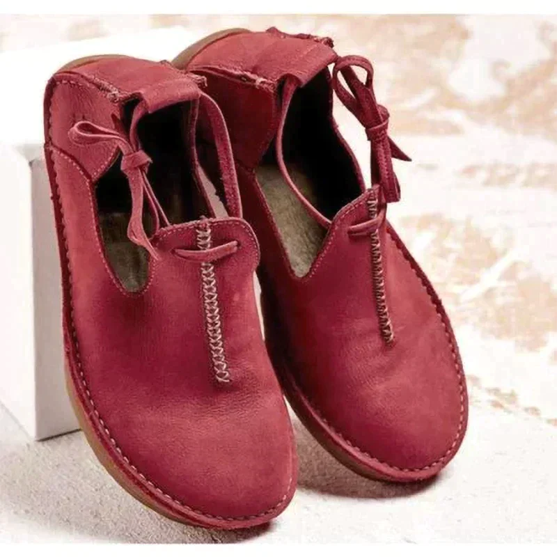 Mary – Ronde Teenlaarzen met slip on en Vetersluiting