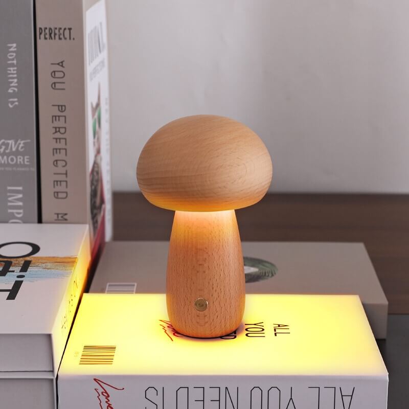 MellowMush - Speelse paddestoel tafellamp Zachte en uitnodigende verlichting voor elke ruimte