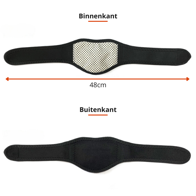 NeckBand - Zelfverwarmende halsband met toermalijnstenen