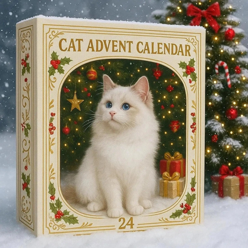PawJoy – Katten Speelgoed Adventskalender voor Kerst Display
