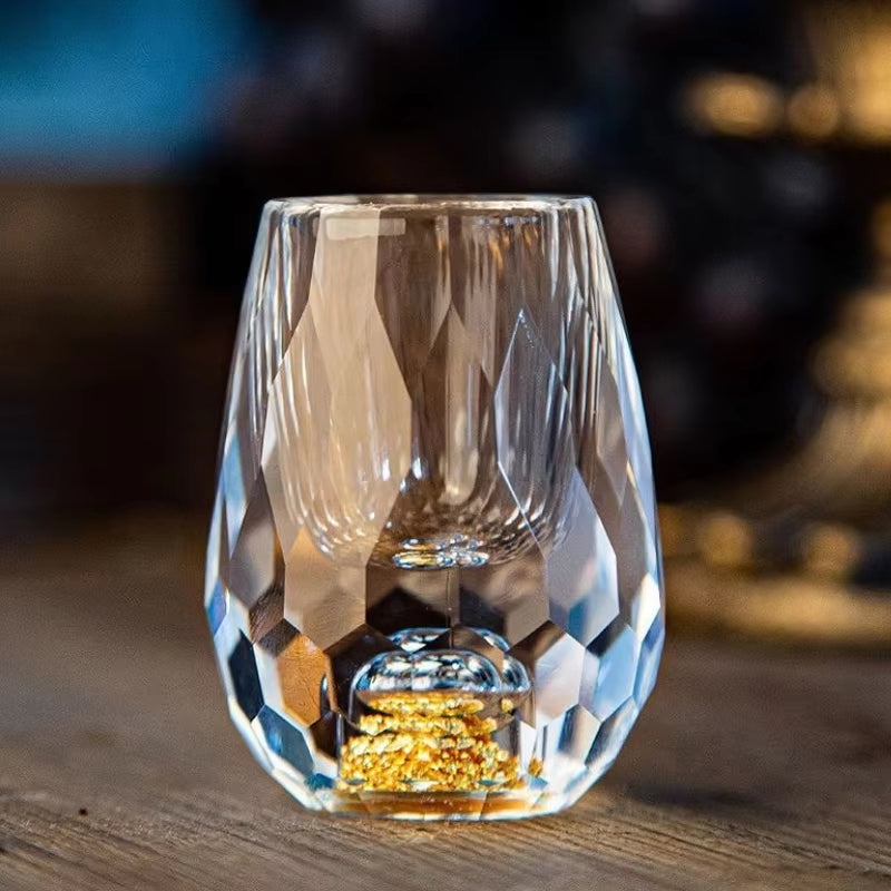 SipAura – Handgemaakt Kristallen Glas met Gouden Details