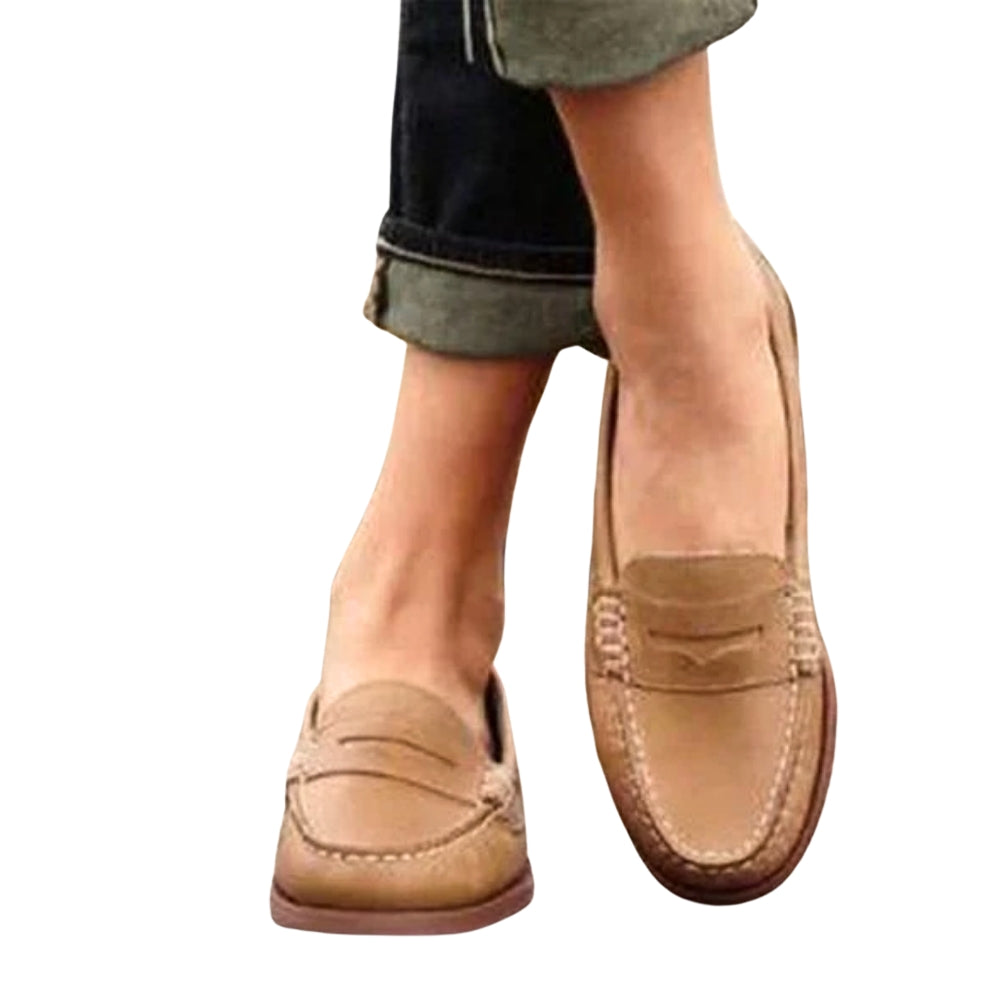 Savannah - Moderne Loafers met Ronde Teen en Slip On Ontwerp