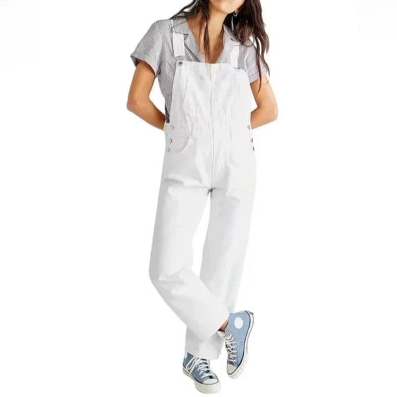 Diana - Classic Jumpsuit met Veilige Zakken en Verstelbare Bandjes