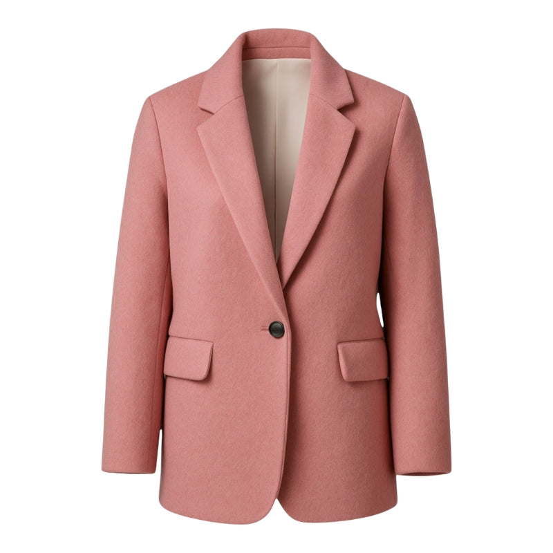 Aveline – Trendy jas met lange mouwen en zakken aan de voorkant