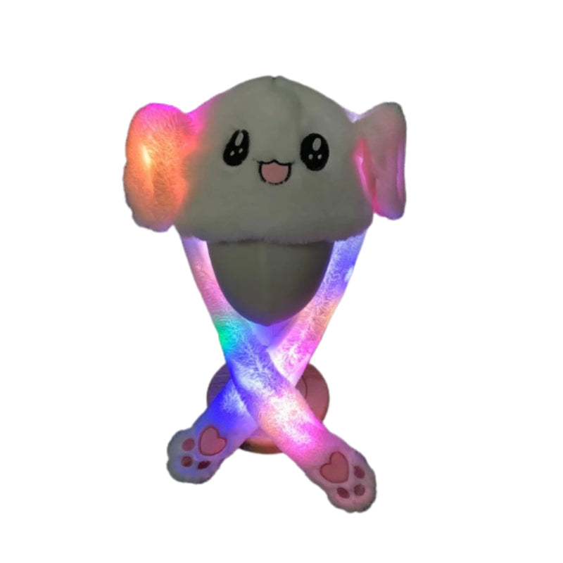 BunnyGlow - Bunny Hoed met Beweegbare Oren en LED Lichten