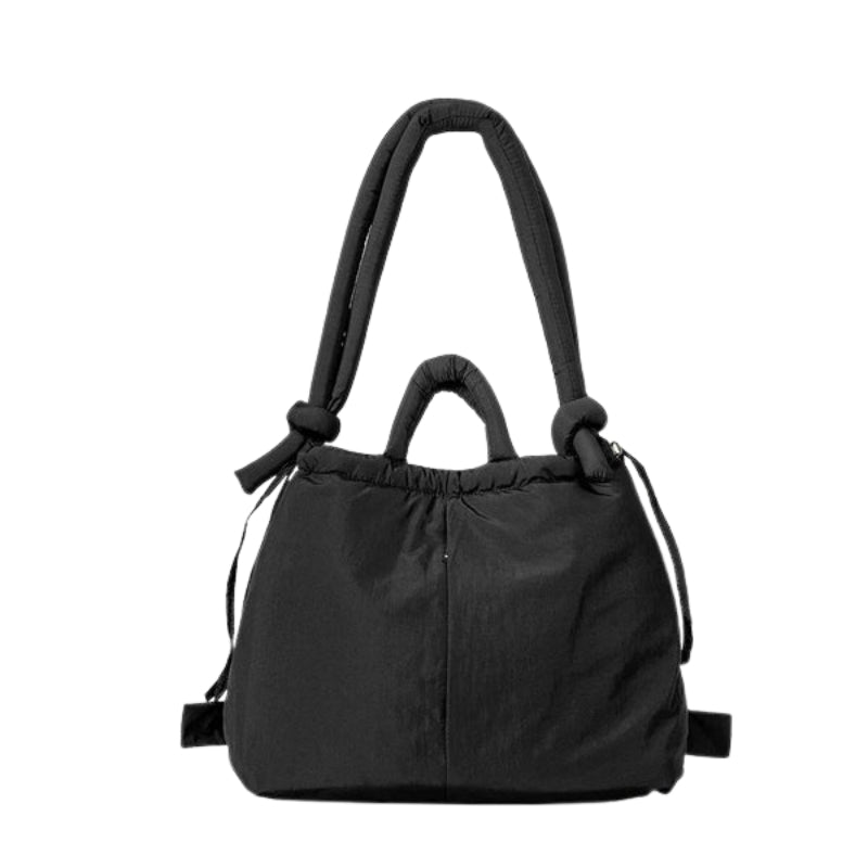Kendra – Ruime tote bag met geknoopte schouderriem