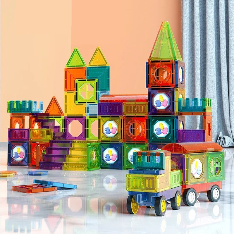 GlowTiles – Set lichtgevende bouwtegels voor kinderen met creatieve bouwstenen