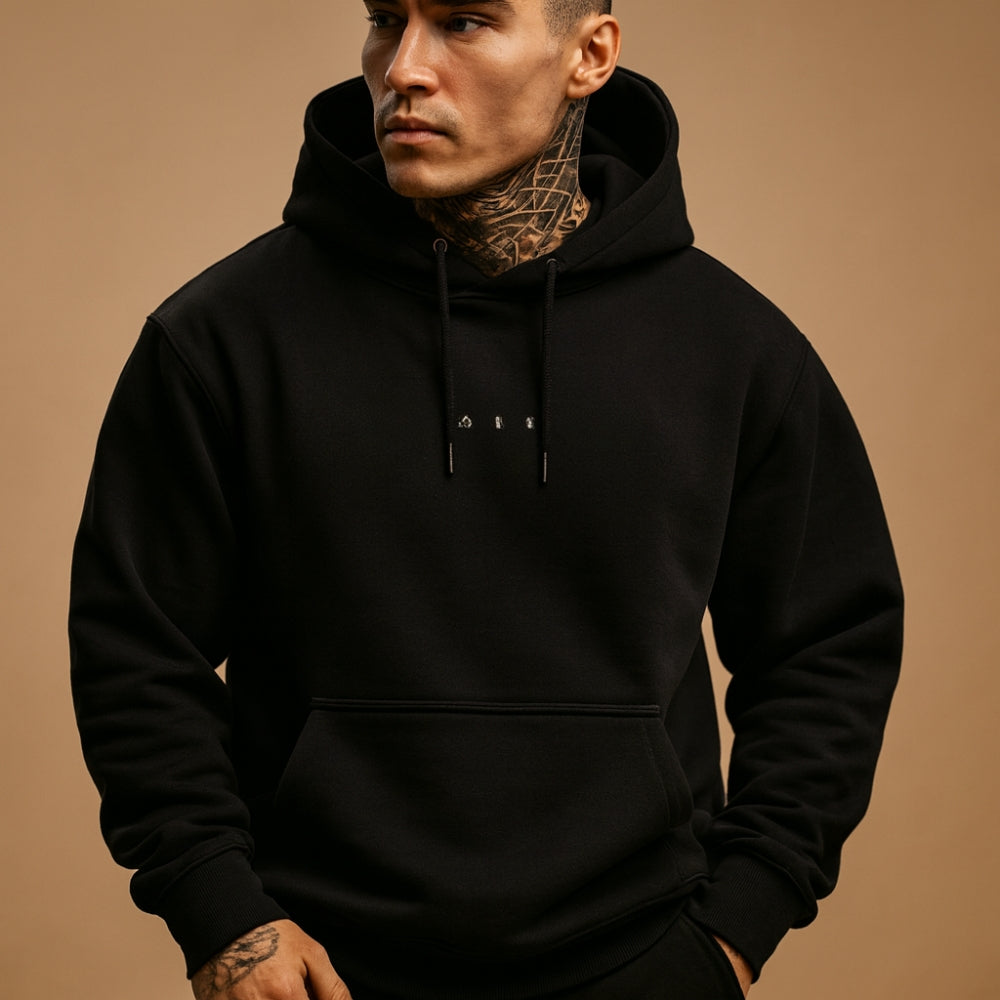 Jeroen – Oversized Hoodie met Trekkoord Capuchon en Zakken