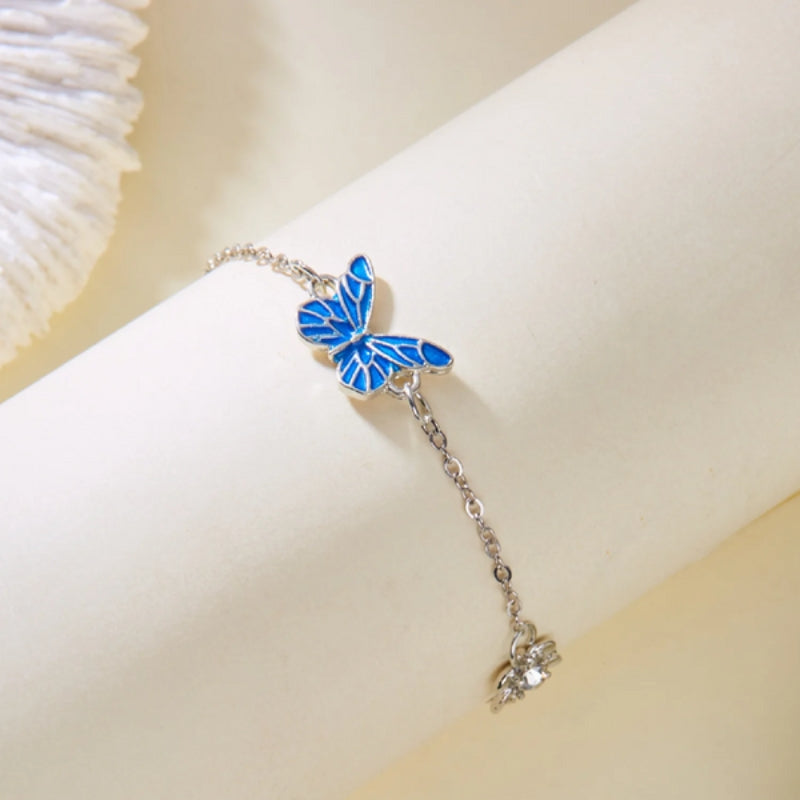 Ellie – Elegante vlinderketting en armbandset met klassieke afwerking