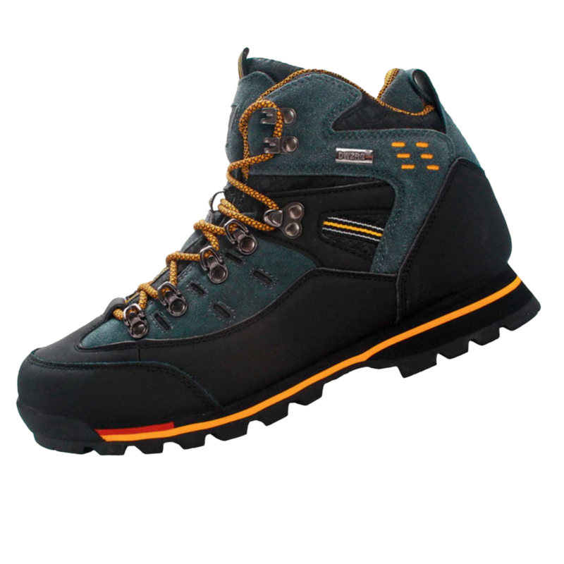 Grayson – Lichtgewicht Leren Wandelschoenen met Antislip Rubberzool