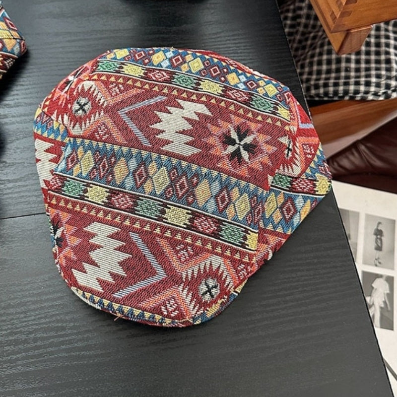 CapEase – Platte Pet met Bedrukt en Verstelbaar Ontwerp