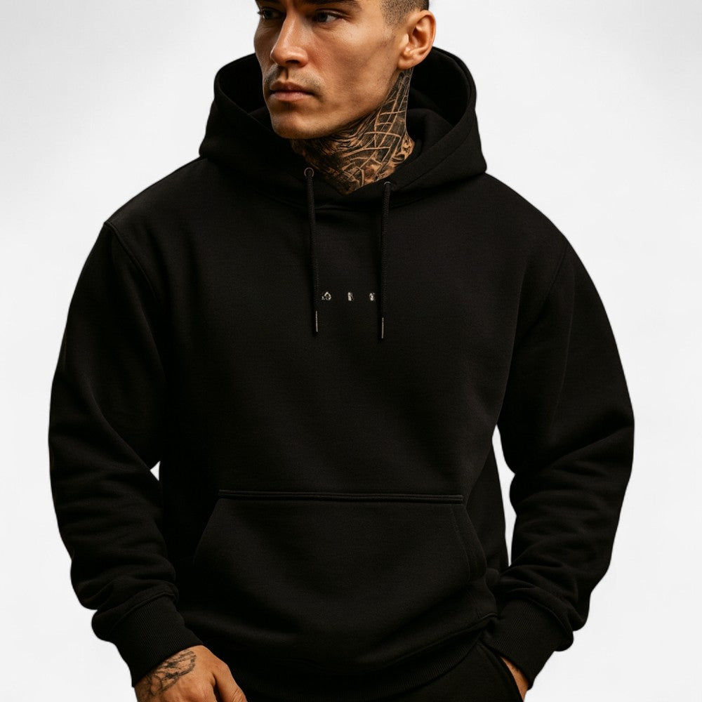 Jeroen – Oversized Hoodie met Trekkoord Capuchon en Zakken