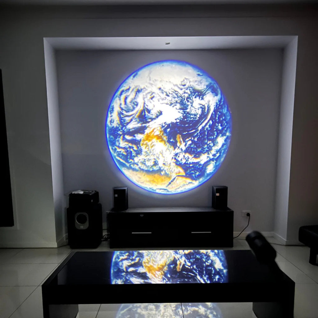 MoonSphere - Maan Aarde Projector met LED-lamp en roterende projectie
