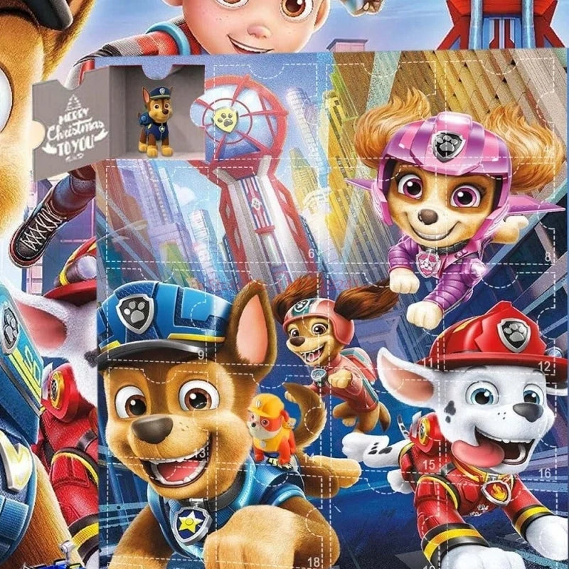 PawJoy – Kerst Adventskalender met Anime Actiefiguren en Skye Pop Speelgoed