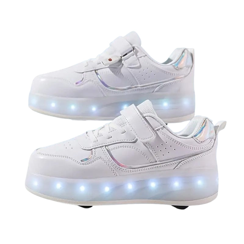 GlowRush - LED Rolschaats Sneakers met Inklapbare Wielen voor Actieve Kinderen