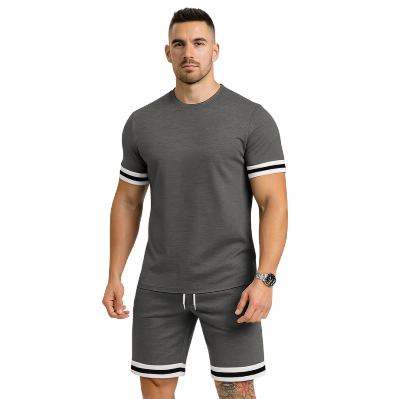 Albert – 2 Delige set met T-shirt met korte mouwen en korte broek