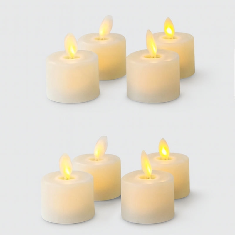 GlowAura - LED Kaarsenset op Batterijen voor Binnenverlichting