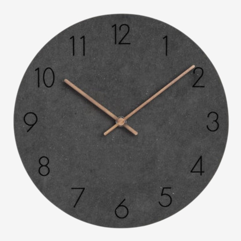 TimeAura – Ronde Wandklok met Digitaal Display en Batterijwerking