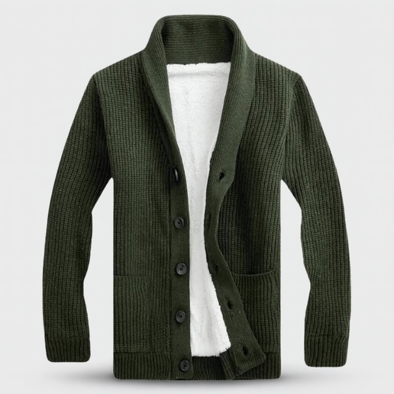 Aiden - Klassiek Vest met Lange Mouwen en Knopen aan de Voorkant