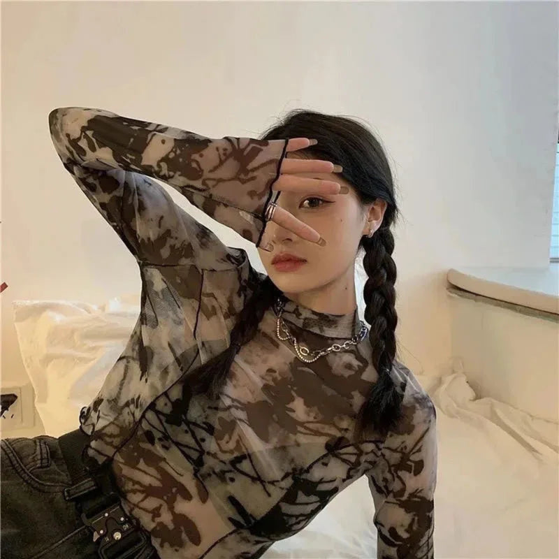 Alina - Stijlvolle top met lange mouwen en comfortabele pasvorm