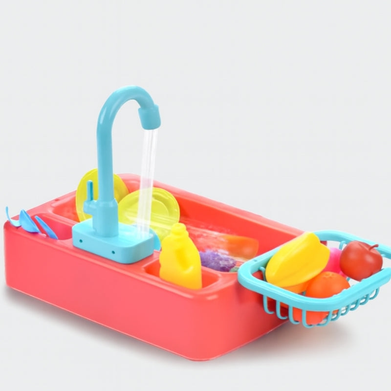 SinkSprout – Mini Gooi Speelset met Kraan en Groente Speelgoed