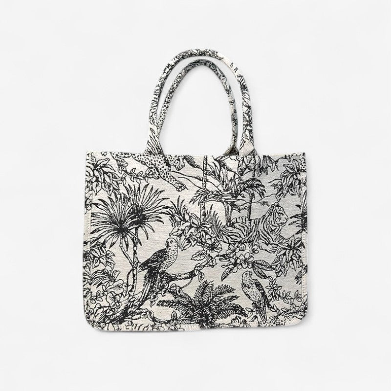 Madison – Handtas met handvatten en borduursel