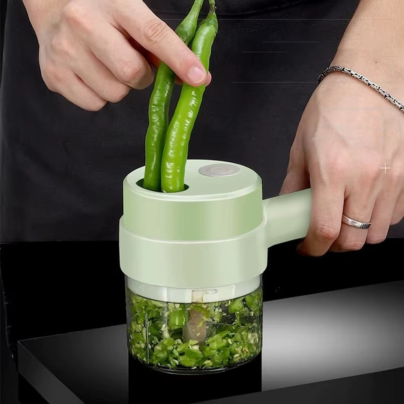 ChopMaster - Elektrische groentesnijder met USB-oplaadbaar en draadloos ontwerp