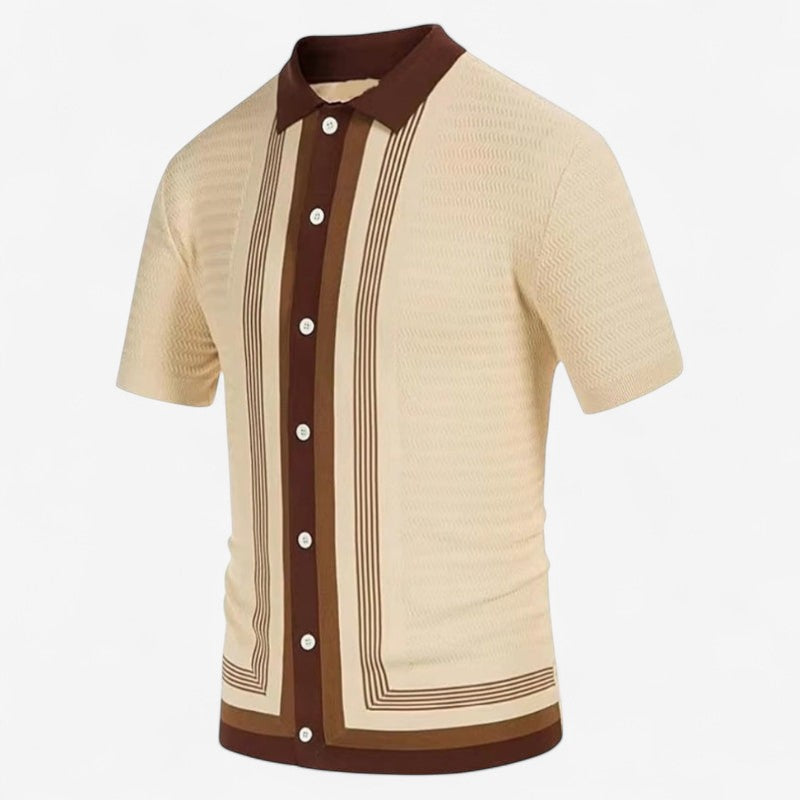 Tony – Slim fit poloshirt met korte mouwen