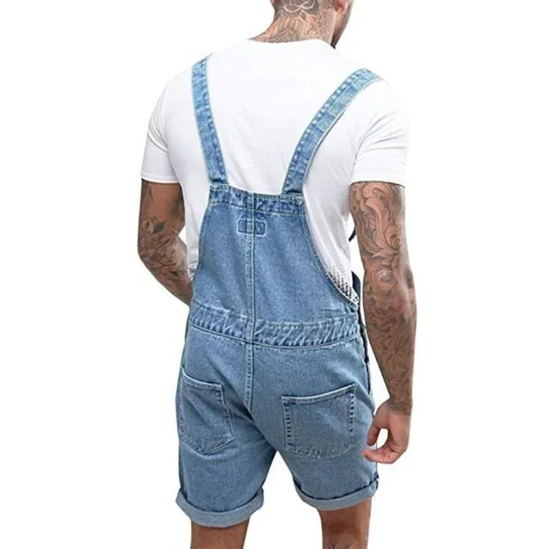 Lucas – Casual Overalls met Verstelbare Bandjes en Zakjes