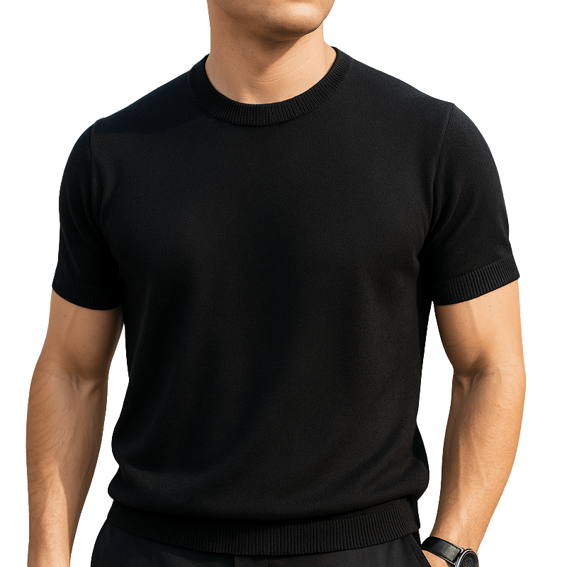 Joseph – T-shirt met korte mouwen en ronde hals losse pasvorm