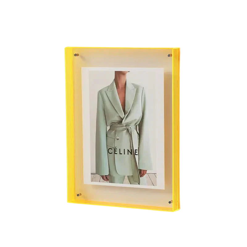 ClearVue – Transparant Zwevend Fotoframe met Modern Randloos Design