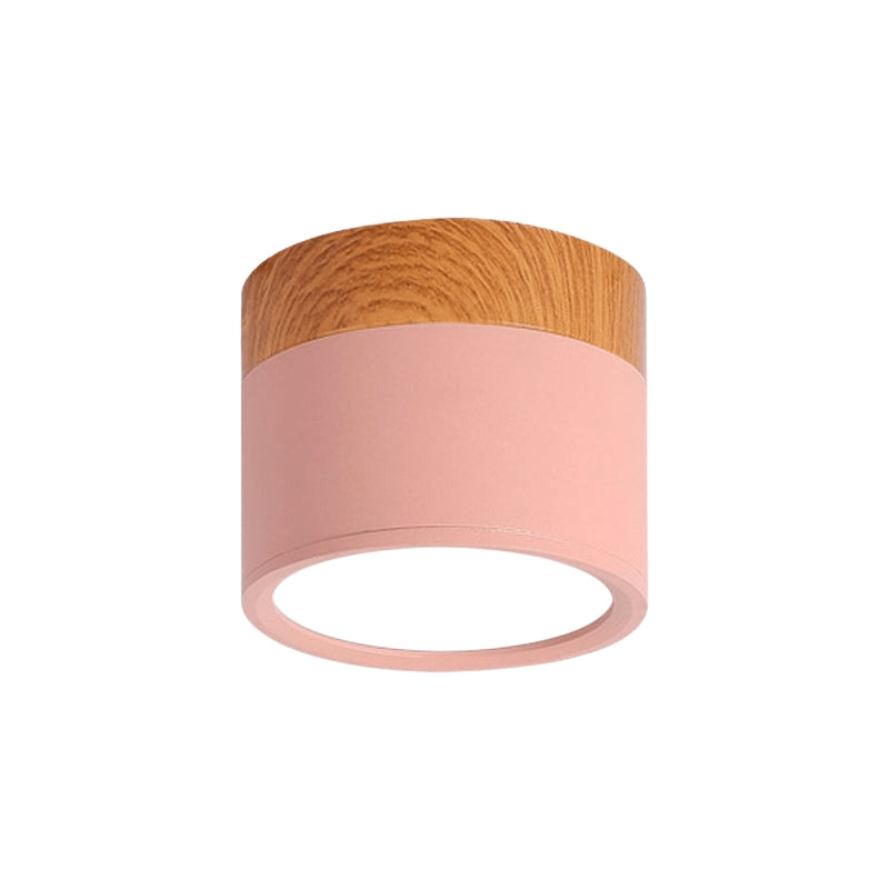 MacaraGlow – Kleine Plafondlamp in Macaronstijl met Klassiek Design