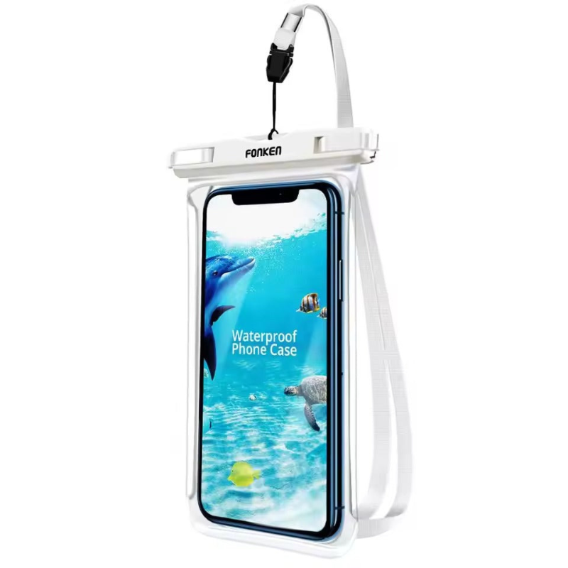 AquaShield – Waterdichte Telefoonhoes met Touchscreen Toegang en Universele Pasvorm