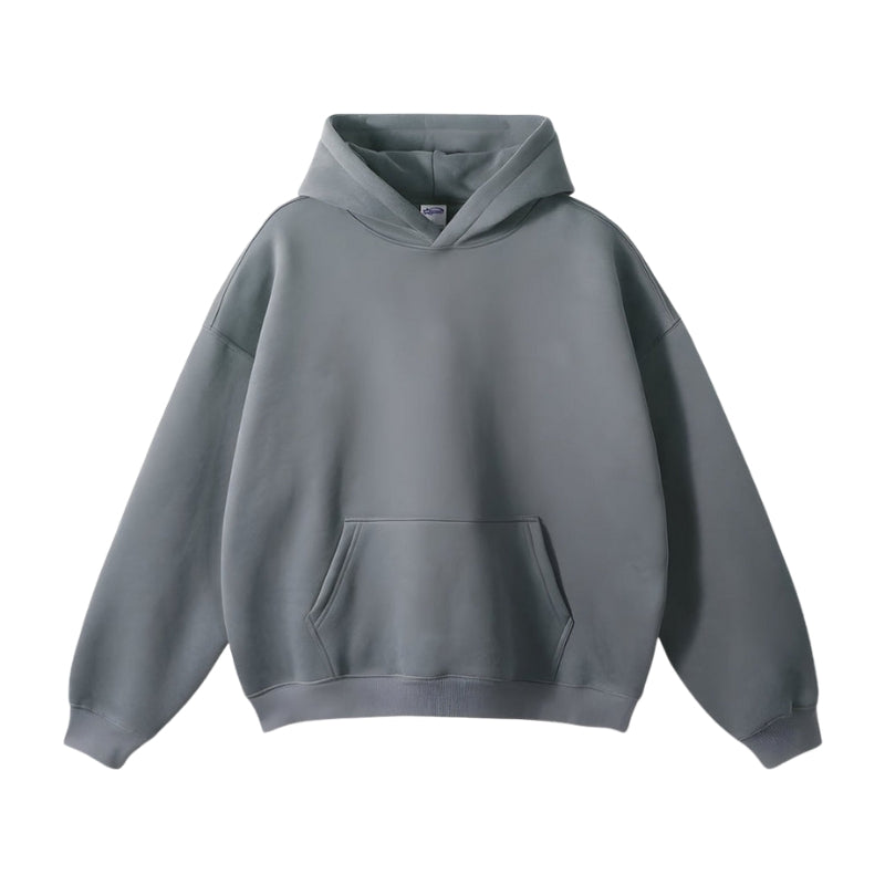 Ursula – Katoenen Hoodie met Kangoeroezak en Lange Mouwen