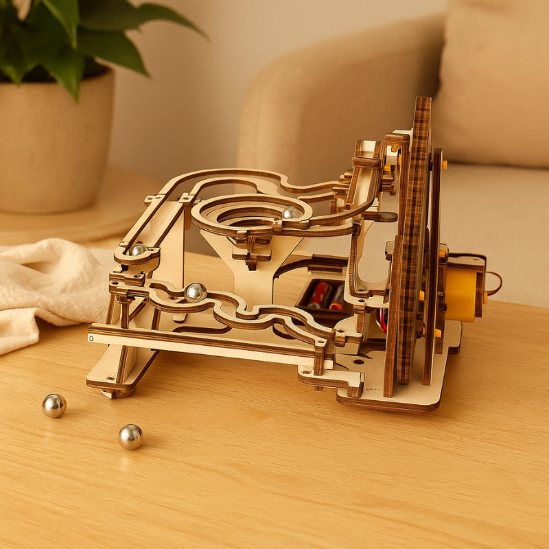 TrackMaster – 3D knikkerbaan puzzelset met bewegende onderdelen en praktisch bouwplezier