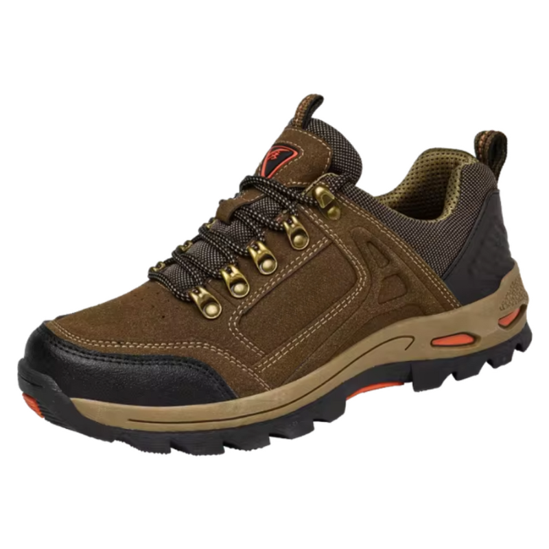 Anton – Microfiber Wandelboots met Stevig Profiel en Verstevigde Voetboogsteun