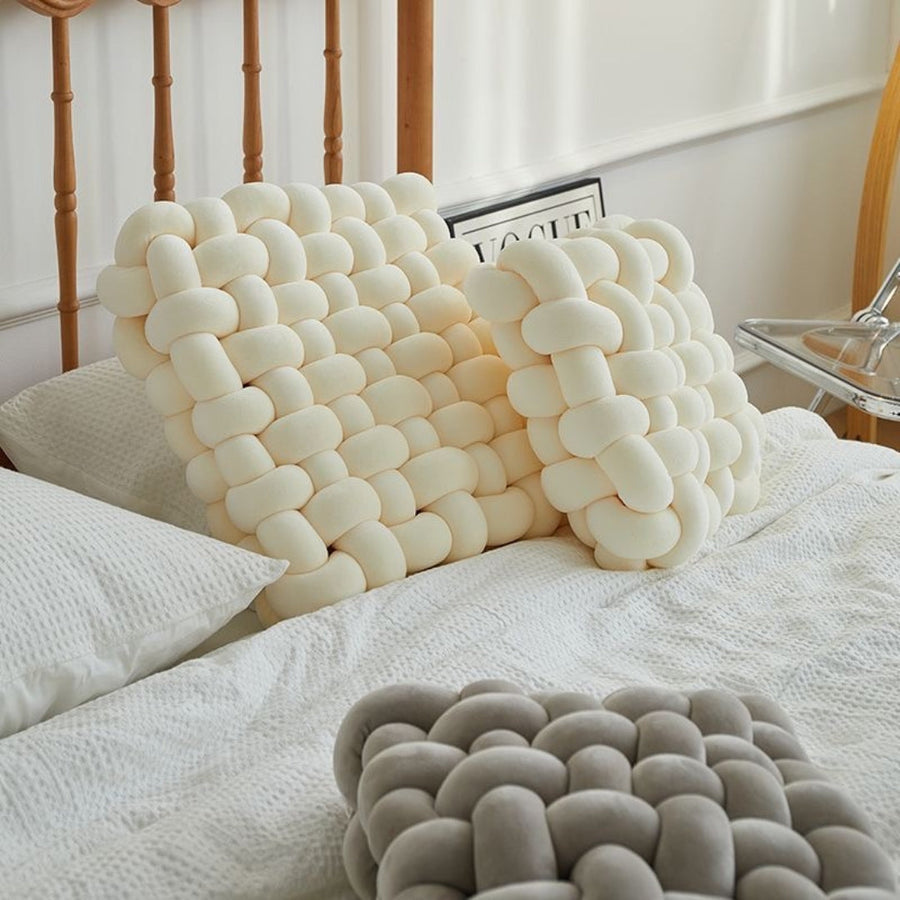 KnotEase - Elegant geweven knoopkussen voor ultiem comfort