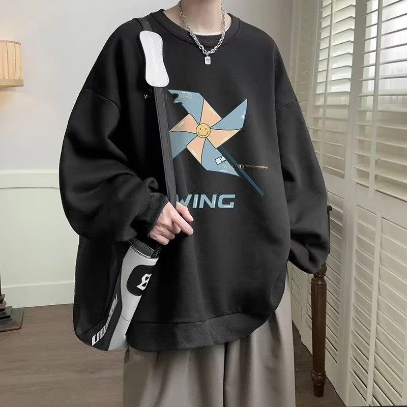 Archer - Lange Mouw Trui met Ronde Hals en Geribbelde Details