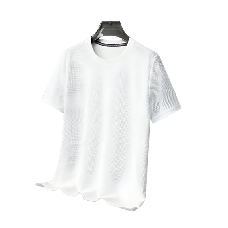 Owen – T shirt met korte mouwen en ademend wafelpatroon