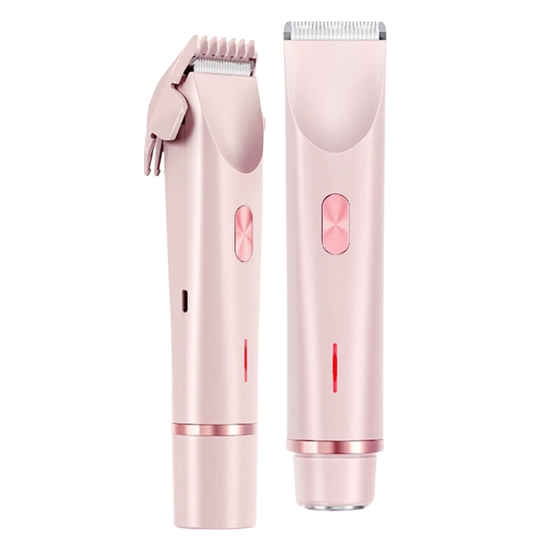 GlowEdge – 2 in 1 Trimmer met Dubbele en Verwijderbare Kop voor Nat en Droog Gebruik