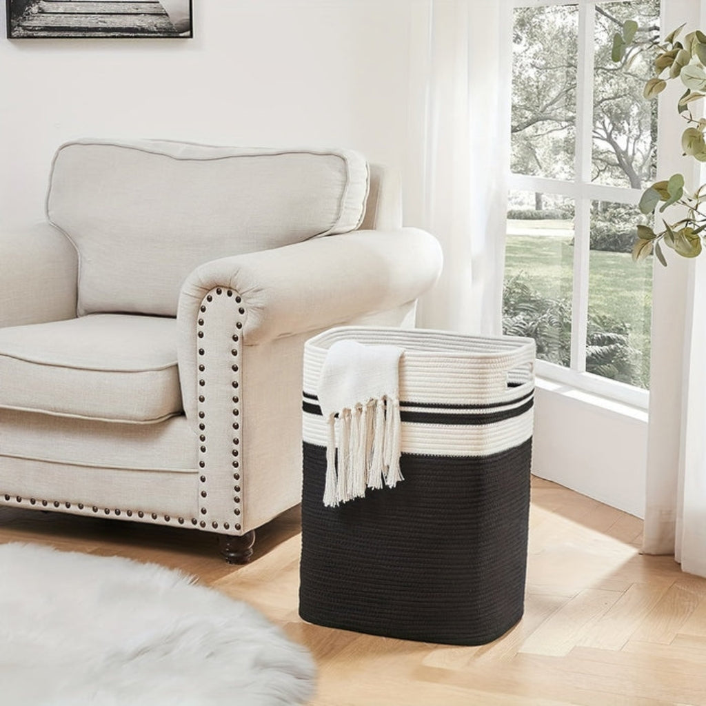 FoldHaven – Jumbo Opbergmand met Ruim en Opvouwbaar Ontwerp