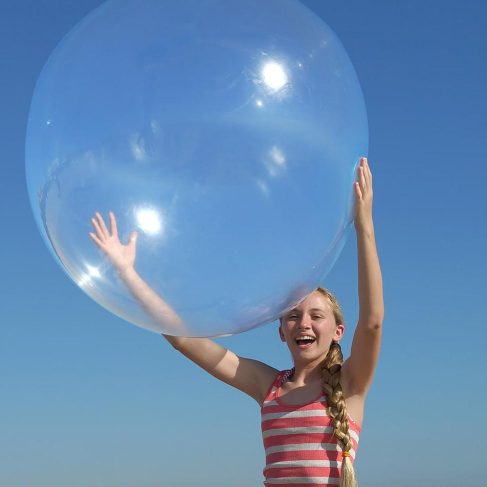 BubbleJoy - Grote transparante bubbelbal voor actief spelen en eindeloos plezier | 1 + 1 Gratis